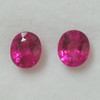 Natural Rubellite Oval Faceted Cut 5x6mm Intense Pink Color VS Clarity Loose Gemstone