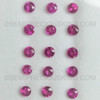Natural Rubellite 4 mm Round Intense Pink Color Excellent Quality VVS Clarity Tourmaline October Birthstone