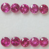 Natural Rubellite Round Facet Cut 4.5x4.5mm Fuschia Pink Color VVS Clarity Loose Gemstone