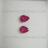 Natural Rubellite 9X7 mm Pears Intense Pink Color Good Quality SI1 Clarity Tourmaline October Birthstone