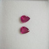 Natural Rubellite  Pears Intense Pink Color Good Quality SI1 Clarity Tourmaline October Birthstone 9X7 mm