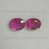 Excellent Quality Natural Rubellite 9X7 mm Oval Fuschia Pink Color  VVS Clarity Tourmaline October Birthstone