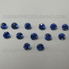 Natural Blue Sapphire Ceylon Sapphires 3.40 mm Round Facet Cut Velvet Blue Color VS Clarity