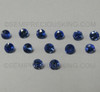 Natural Blue Sapphire Ceylon Sapphires 3.40 mm Round Facet Cut Velvet Blue Color VS Clarity