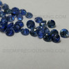 Natural Blue Sapphire Ceylon Sapphires 3.40 mm Round Facet Cut Velvet Blue Color VS Clarity