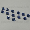 Natural Blue Sapphire Ceylon Sapphires 3.40 mm Round Facet Cut Velvet Blue Color VS Clarity
