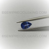 Natural Ceylon 0.56 Carat Blue Sapphire Certified 6.29x4.10 Pears Facet Cut Very Good Quality September Birthstone