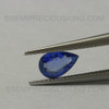 Natural Ceylon 0.56 Carat Blue Sapphire Certified 6.19x4.12 Pears Facet Cut VS Clarity September Birthstones
