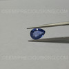 Natural Ceylon 1.29 Carat Blue Sapphire Certified 8.12x5.87 Pears Facet Cut VS Clarity Precious Loose Gems