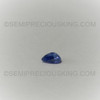 Natural Sri Lanka 0.59 Carat Blue Sapphire Certified 6.02x4.12 Pears Facet Cut Gorgeous VS Clarity
