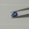 Natural Ceylon 1.36 Carat Blue Sapphire Certified 7.98x6.03 Pears Facet Cut VS Clarity September Birthstone Sapphire