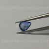 Natural Ceylon 1.36 Carat Blue Sapphire Certified 7.98x6.03 Pears Facet Cut VS Clarity September Birthstone Sapphire