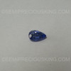 Natural Blue Sapphire Certified 1.36 Carat Pear Facet Cut 7.98x6.03mm Cornflower Blue  Loose Gem Birthstone