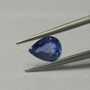Blue Sapphire Natural Certified 1.3 Carats Pear Facet Cut VS Clarity Cornflower Blue Color Loose Gemstone