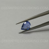 Natural Ceylon 1.3 Carat Blue Sapphire Certified 7.87x6.06 Pears Facet Cut Very Good Quality Precious Loose Gems