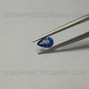 Natural Ceylon 0.49 Carat Blue Sapphire Certified 6x4.08 Pears Facet Cut Very Good Quality Precious Loose Gems