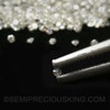 Genuine Diamond 0.9mm Round VVS Clarity GH Color Excellent Brilliant Cut Direct Loose Diamond