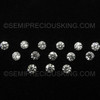 Natural Diamond 3.3mm Round Brilliant Full Cut VVS Clarity DEF Color White Loose Diamonds