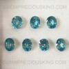Natural Blue Zircon Oval Facet Cut Very Good Quality Cerulian Blue Color Cambodia Excellent Cutting VS Clarity 8x7mm