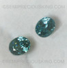 Natural Zircon Oval 8x7mm Facet Cut VS Clarity Cerulian Blue Color Loose Gemstone
