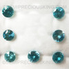 Natural Blue Zircon 7.5 mm Round Facet Cut Very Good Quality Blizzard Blue Color Cambodia Excellent Cutting VS Clarity