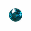 Natural Zircon 7.5mm Round Facet Cut VS Clarity Blizzard Blue Color Loose Gemstone