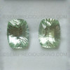 Natural Green Amethyst 20x15mm Cushion Concave Cut 17.7 Carats Pale Green Color FL Clarity February Birthstone Loose Gemstone