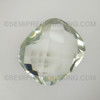 Natural Green Amethyst 2.54 Carats Cushion Briolette Cut 9x8mm