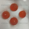 Excellent Quality Natural Carnelian 13 mm Round High Dome Cut 9.03 Carats VVS Clarity Jewelry Making