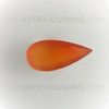 Natural Carnelian 15x7mm Pear Facet Cut 3 Carats Orange Color Healing VVS Clarity Loose Gemstone