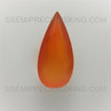 Natural Carnelian 15x7 mm Pear Flower Cut 3.04 Carats  VVS Clarity Healing Gemstone Excellent Quality