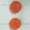 Natural Carnelian 13 mm Round High Dome Cut 9.58 Carats VVS Clarity Jewelry Making Excellent Quality
