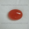 Excellent Quality Natural Carnelian 16x12 mm Oval Cabochon Cut 10.4 Carats VVS Clarity Healing Gemstone