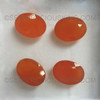 Natural Carnelian 16x12 mm Oval Flower Cut 10.19 Carats VVS Clarity Healing Gemstone Excellent Quality