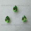 Pear Facet Cut Natural Tsavorite Bright Green Color Excellent Quality VVS Clarity Green Garnet Gemstone 7X5 mm