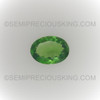 Natural Tsavorite Oval Facet Cut 7X5mm Kelly Green Color VVS Clarity Green Garnet Loose Gems