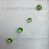 Exceptional Quality 4.5-5 mm Round Facet Cut Natural Tsavorite Mint Green Color  FL Clarity Green Garnet Gemstone