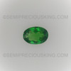 Natural Tsavorite Oval Facet Cut 7X5mm Kelly Green Color FL Clarity Green Garnet Loose Gemstone