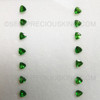 Natural Tsavorite Trillion Step Cut Shamrock Green Color Excellent Quality VVS Clarity Garnet Gemstone Family 3X3 mm