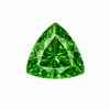 Natural Tsavorite Trillion Step Cut 3X3mm Shamrock Green Color VVS Clarity Green Garnet Loose Gemstone