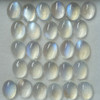Natural Blue Moonstone  Oval Cabochon Cut Rainbow Sheen Color Excellent Quality 1.72 Carats VVS Clarity 9x7 mm