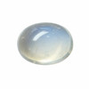 Natural Blue Moonstone 9x7mm Oval 1 PC Cabochon VVS Clarity Rainbow Sheen Color Loose Gemstone