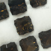 Natural Smoky Quartz 12mm Square Concave Cut VS Clarity Mocha Brown Color November Birthstone Loose Gemstone