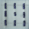 3X3mm Natural Iolite Square Princess Cut Excellent Quality Ultramarine Blue Color VVS Clarity Cordierite Gemstone