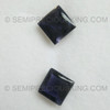 Natural Iolite Square Bufftop Cut Good Quality Prussian Blue Color SI Clarity Ios Gemstone 8X8mm