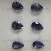 Excellent Quality Natural Iolite Pear Facet Cut 9X6mm  Zaffre Blue Color VVS Clarity Cordierite Gemstone