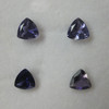 Natural Iolite Trillion Step Cut 7X7mm Ultramarine Blue Color VS Clarity Loose Gemstone