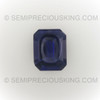Natural Iolite Octagon Bufftop 9X7mm Zaffre Blue Color VVS Clarity Loose Gemstone