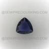 Natural Iolite Trillion Step Cut 8X8mm Excellent Quality Prussian Blue Color VVS Clarity Semiprecious Gemstone