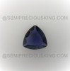 Natural Iolite Trillion Step Cut 8X8mm Prussian Blue Color VVS Clarity Loose Gemstone